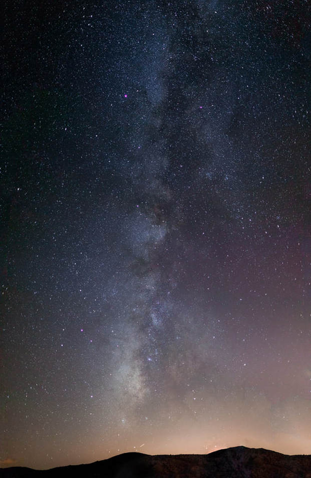 Milky Way panorama over Joshua Tree National Park