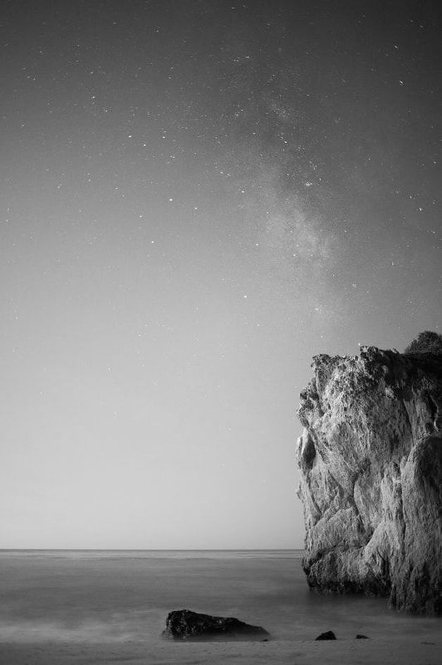 Milky Way over El Matador Beach